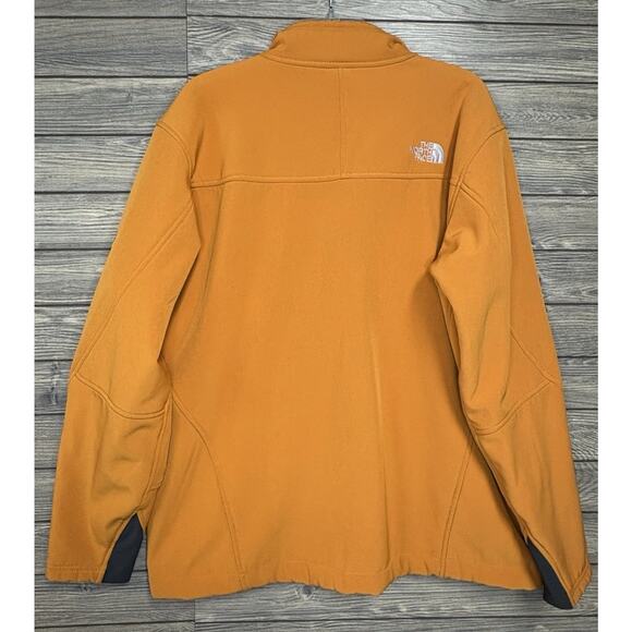 North Face Jacket Mens XL Orange Bionic Fleece Lined Softshell Summit Series - Picture 11 of 14